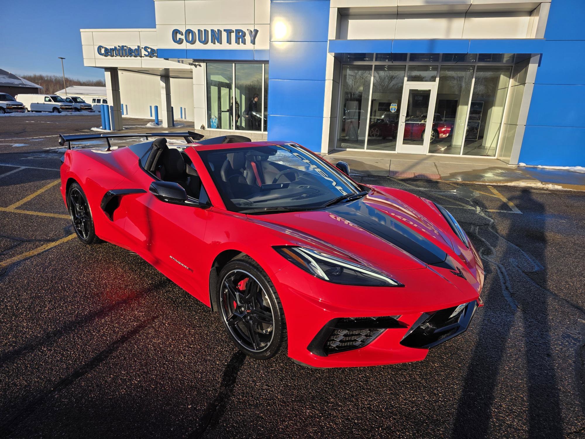Used 2023 Chevrolet Corvette 3LT with VIN 1G1YC3D40P5100842 for sale in Annandale, Minnesota