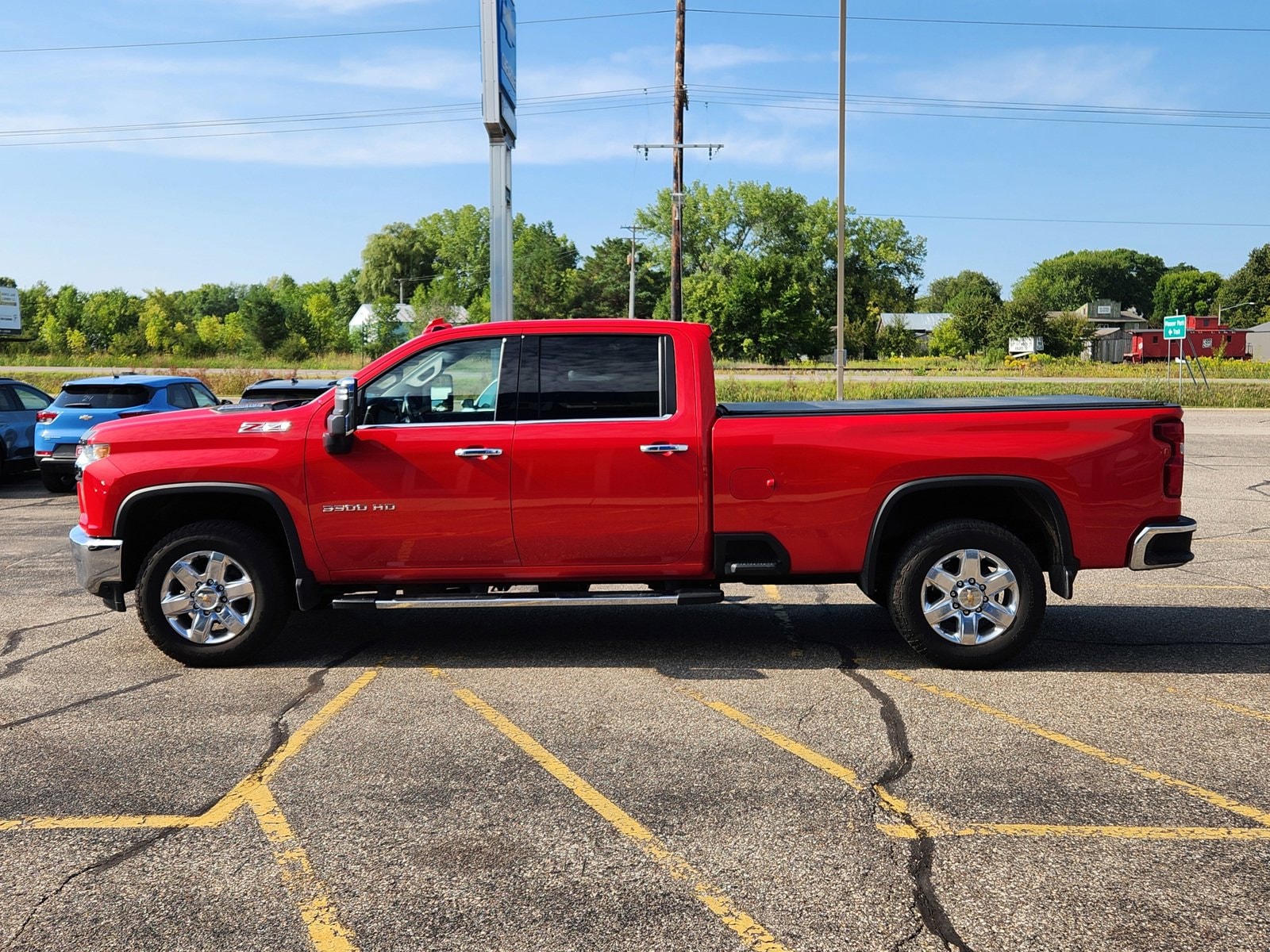 Used 2022 Chevrolet Silverado 3500HD LTZ with VIN 1GC4YUEY9NF123218 for sale in Annandale, Minnesota