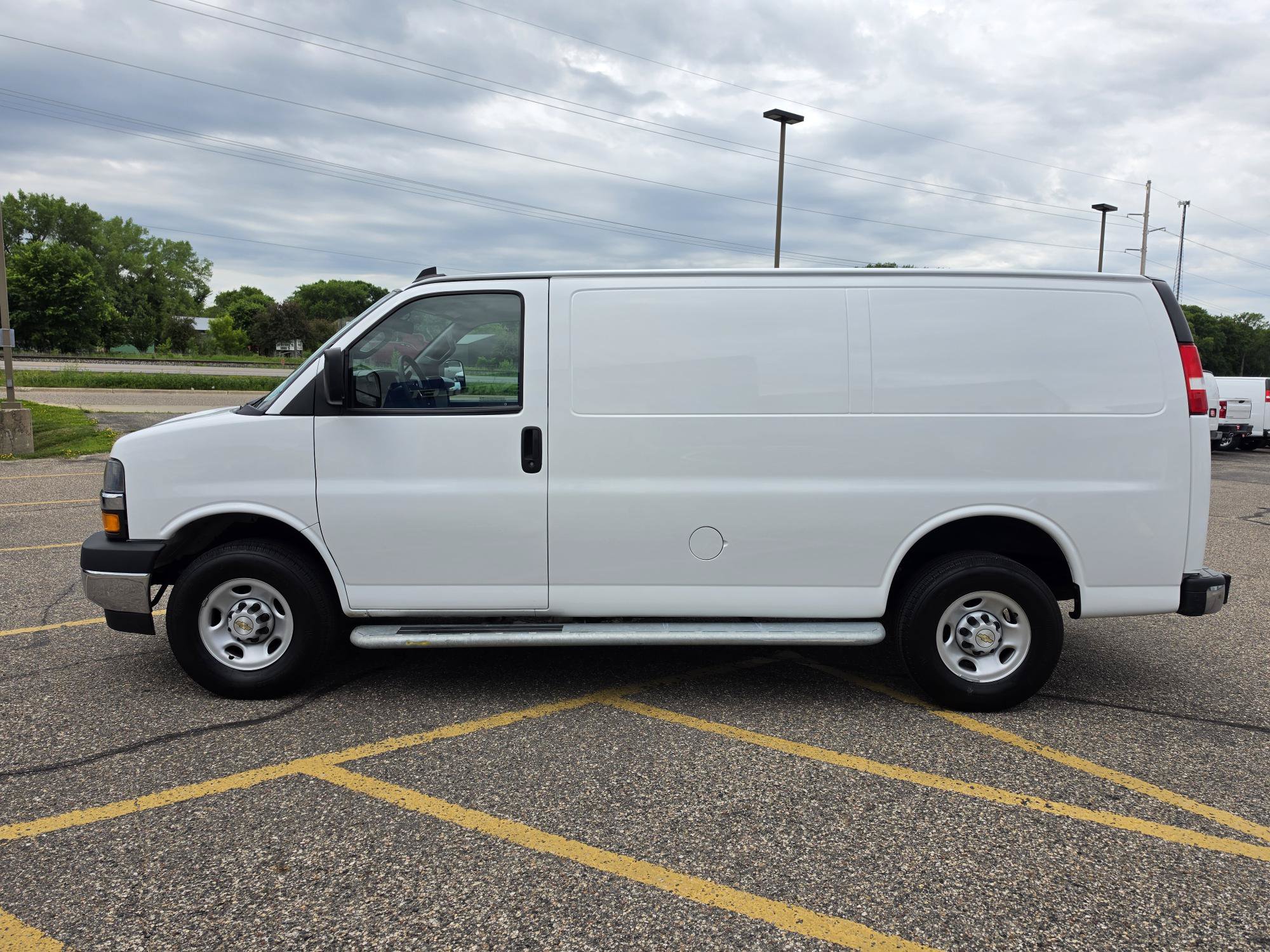 Used 2024 Chevrolet Express Cargo Work Van with VIN 1GCWGAFP4R1264877 for sale in Annandale, Minnesota