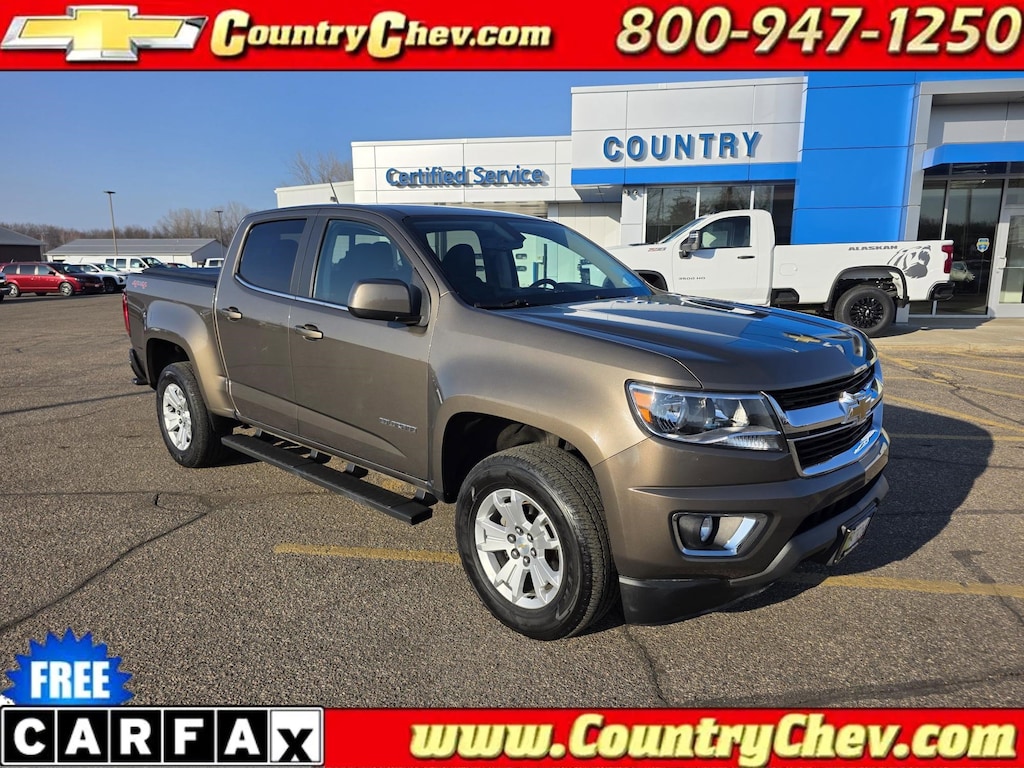 Used 2017 Chevrolet Colorado 4WD LT Truck Crew Cab