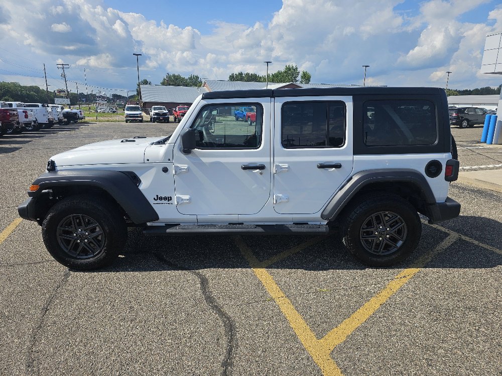 Used 2024 Jeep Wrangler 4-Door Sport S with VIN 1C4PJXDN4RW258865 for sale in Annandale, Minnesota