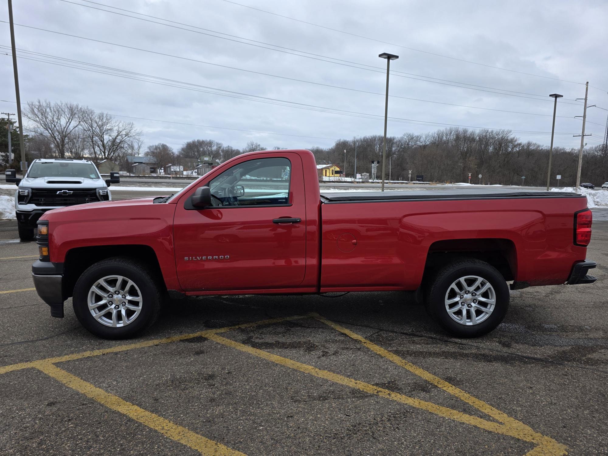 Used 2014 Chevrolet Silverado 1500 Work Truck 1WT with VIN 1GCNCPEH2EZ333646 for sale in Annandale, Minnesota