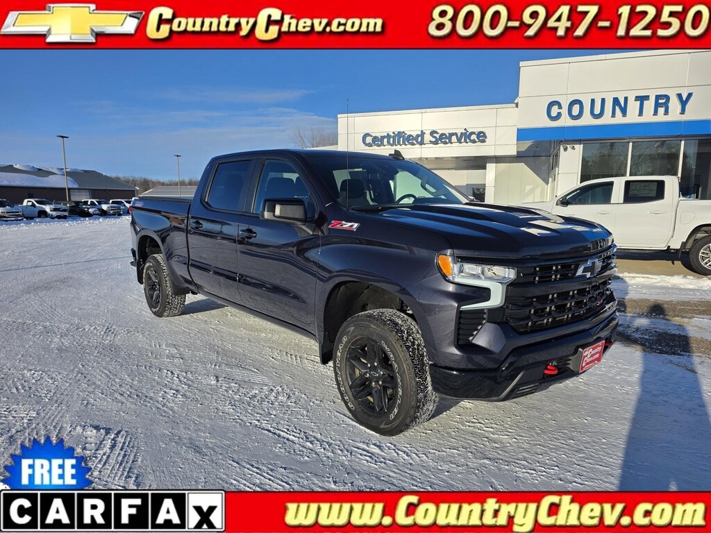 Used 2022 Chevrolet Silverado 1500 LT Trail Boss Truck Crew Cab