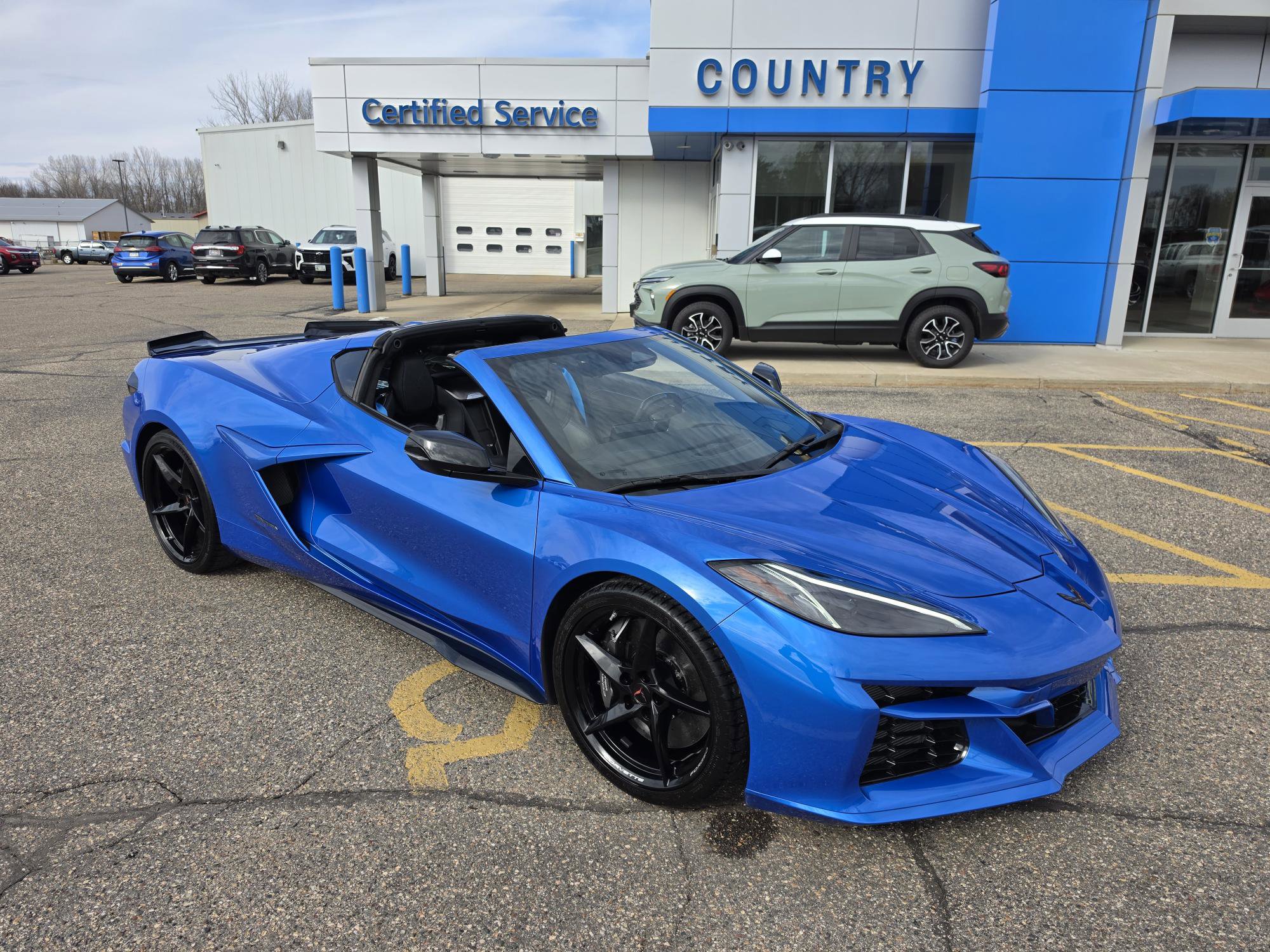 Used 2025 Chevrolet Corvette 3LZ with VIN 1G1YM2D43S5501950 for sale in Annandale, Minnesota