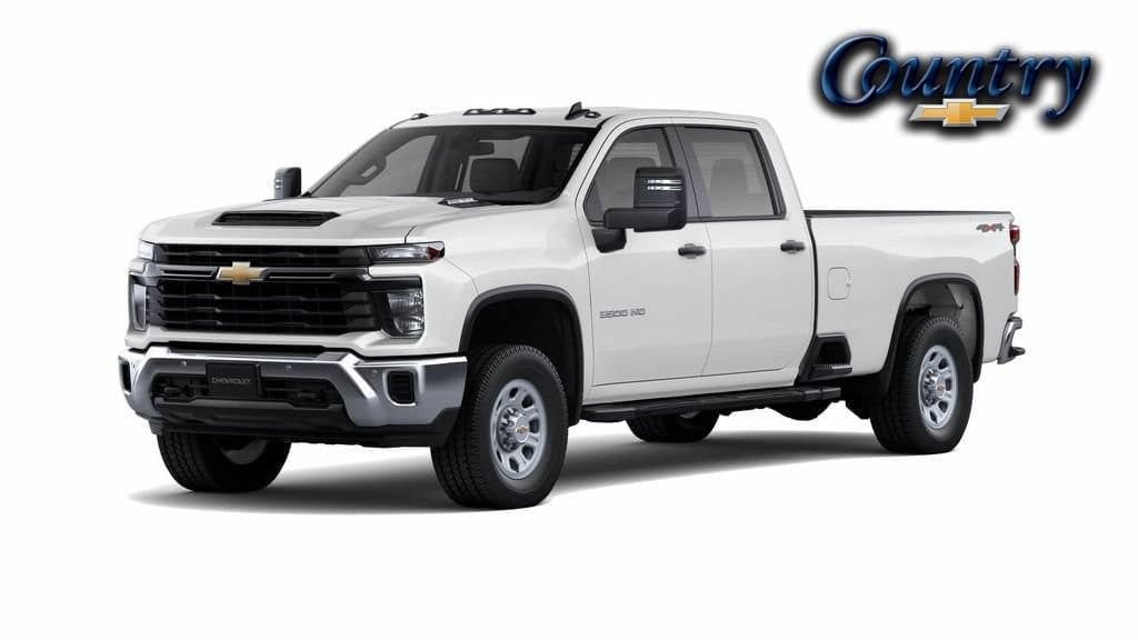 Summit White 2026 Chevrolet Silverado 3500HD Pickup Truck Four-Wheel Drive Automatic