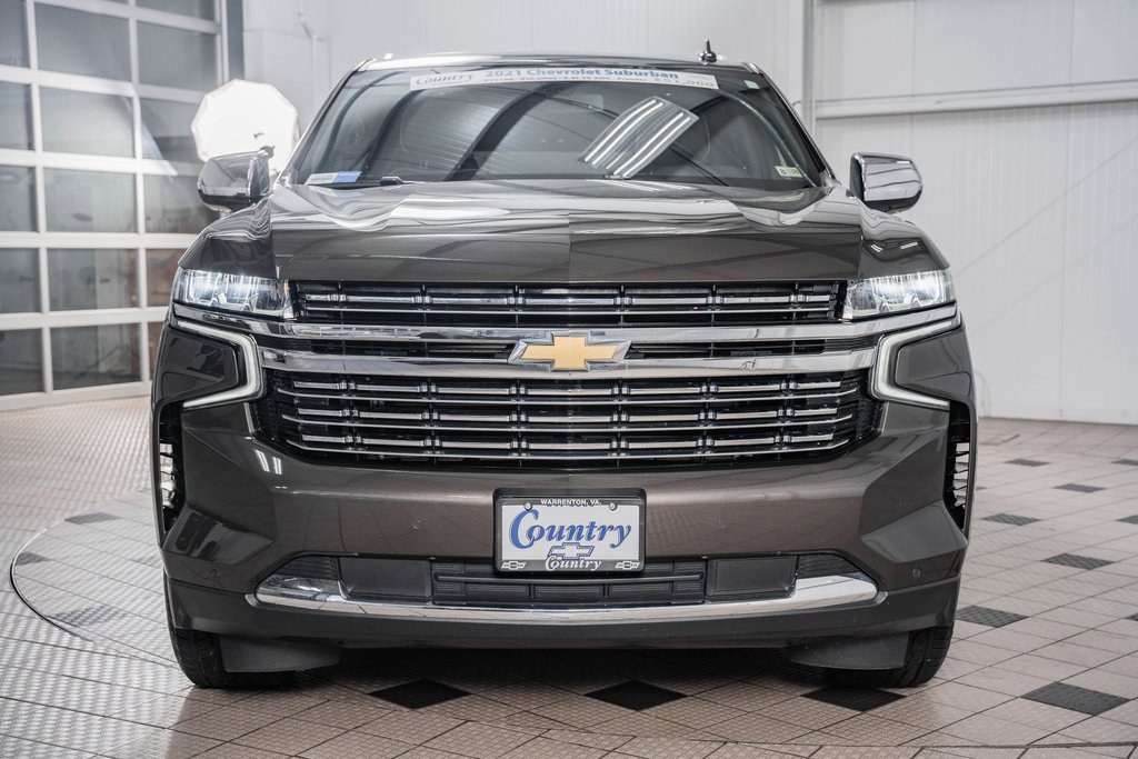 Used 2021 Chevrolet Suburban Premier with VIN 1GNSKFKDXMR349827 for sale in Warrenton, VA