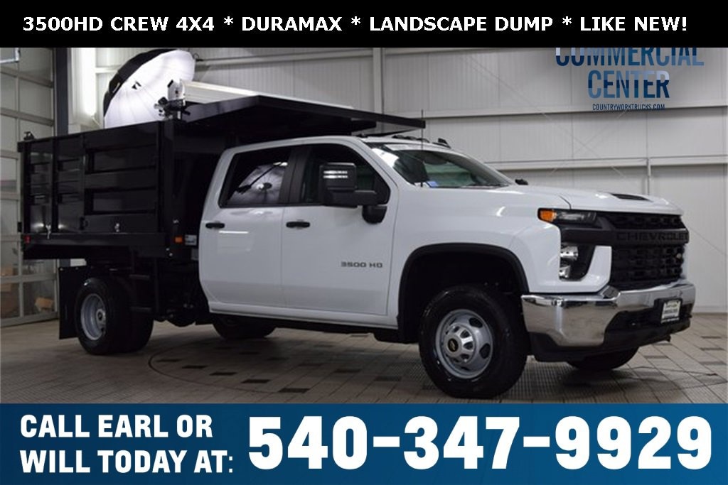 Used 2023 Chevrolet Silverado 3500 HD Chassis Cab Work Truck Truck Crew Cab