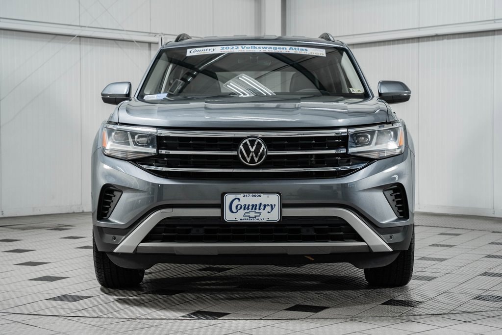 Used 2022 Volkswagen Atlas SE w/Tech with VIN 1V2HR2CAXNC509607 for sale in Warrenton, VA