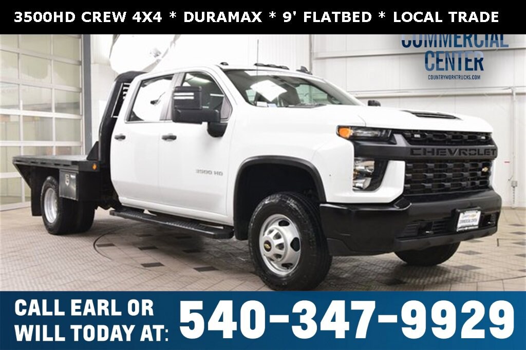 Used 2022 Chevrolet Silverado 3500 HD Chassis Cab Work Truck Truck Crew Cab