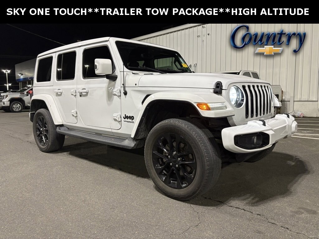 Used 2021 Jeep Wrangler Unlimited Sahara High Altitude SUV