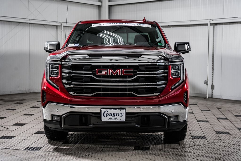 Used 2022 GMC Sierra 1500 SLT with VIN 3GTUUDED7NG505027 for sale in Warrenton, VA