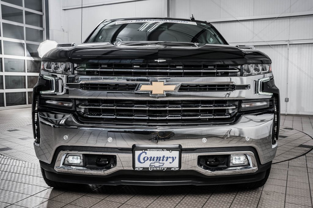 Used 2022 Chevrolet Silverado 1500 Limited LTZ with VIN 3GCUYGEL4NG102233 for sale in Warrenton, VA