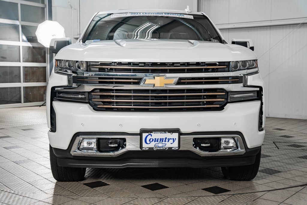 Used 2021 Chevrolet Silverado 1500 High Country with VIN 3GCUYHED8MG403679 for sale in Warrenton, VA