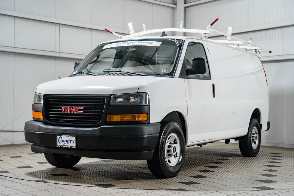 Certified 2022 GMC Savana Cargo Work Van with VIN 1GTW7AF75N1145648 for sale in Warrenton, VA