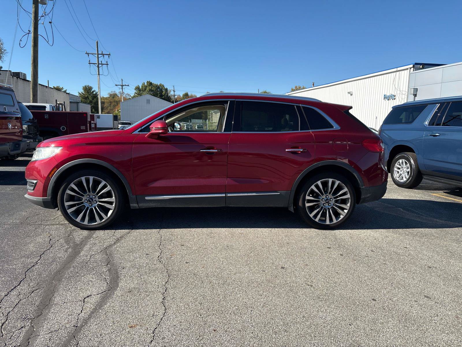 Used 2016 Lincoln MKX Reserve with VIN 2LMTJ8LR0GBL71638 for sale in North Vernon, IN