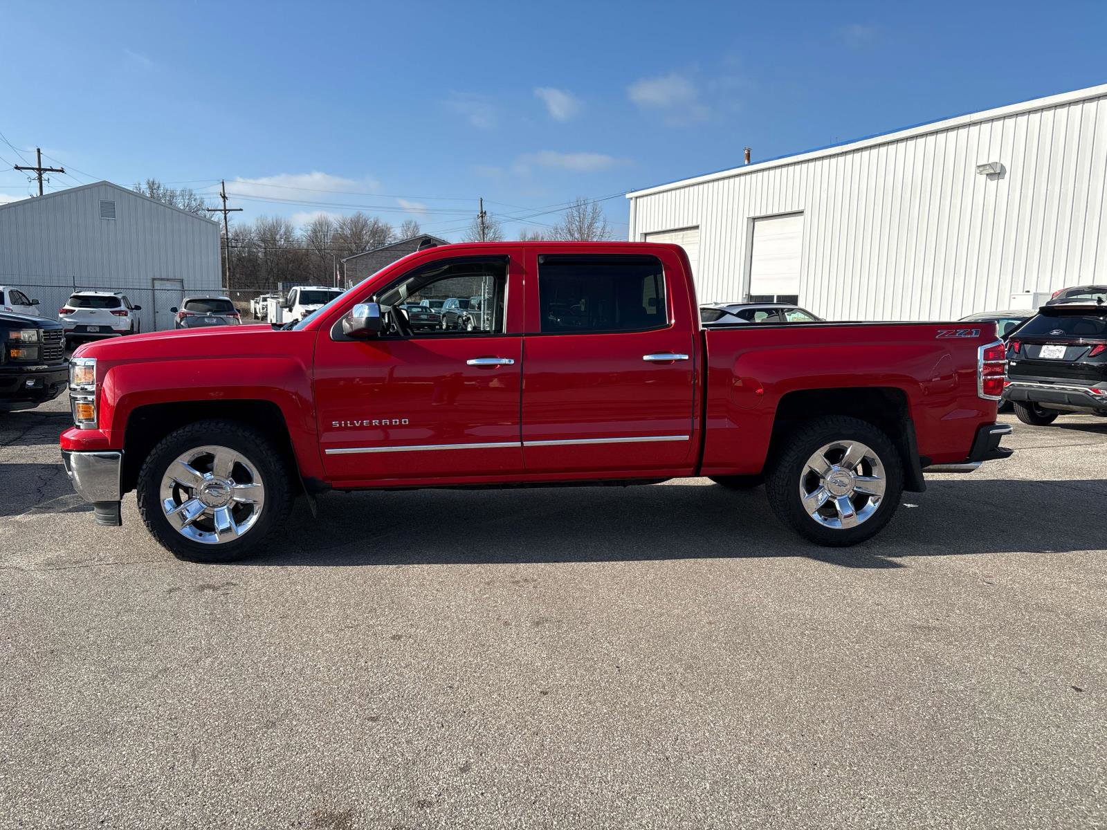 Used 2014 Chevrolet Silverado 1500 LTZ with VIN 3GCUKSEC0EG125870 for sale in North Vernon, IN