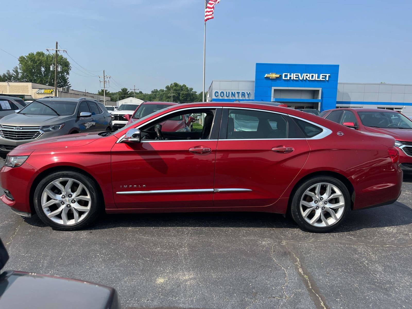 Used 2014 Chevrolet Impala 2LZ with VIN 2G1155S37E9165169 for sale in North Vernon, IN