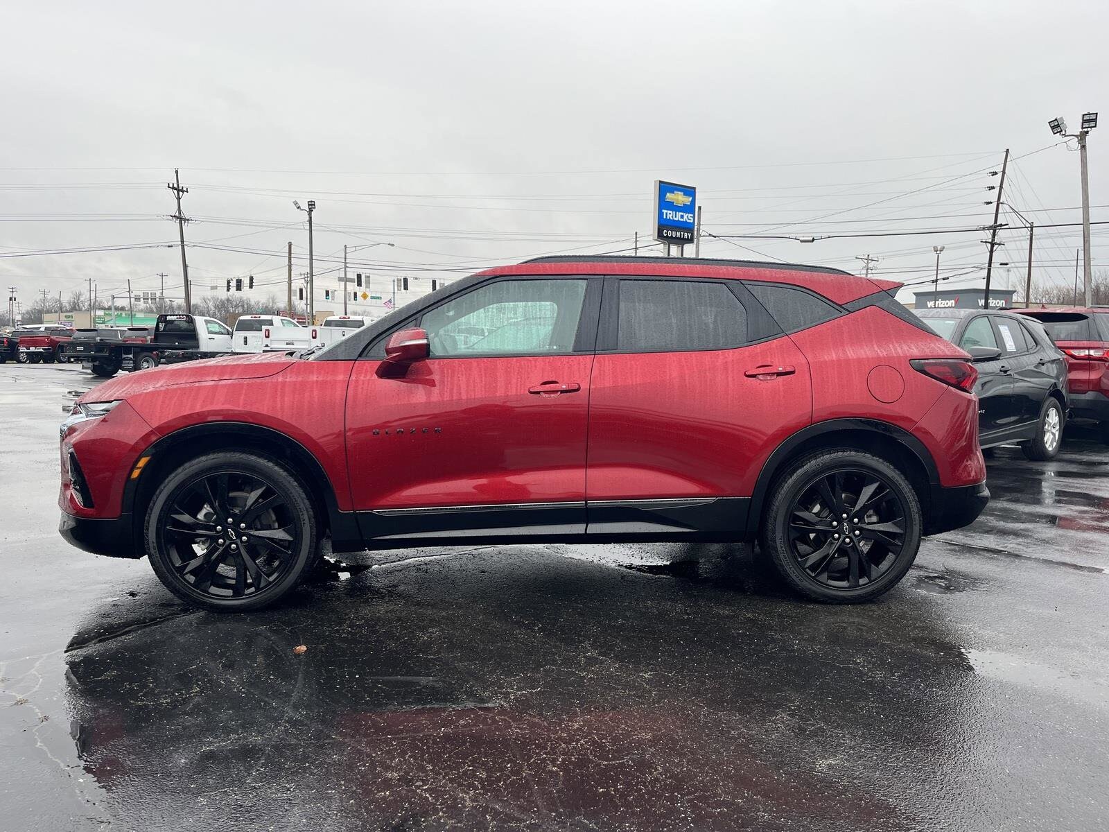 Used 2022 Chevrolet Blazer RS with VIN 3GNKBKRS9NS139912 for sale in North Vernon, IN