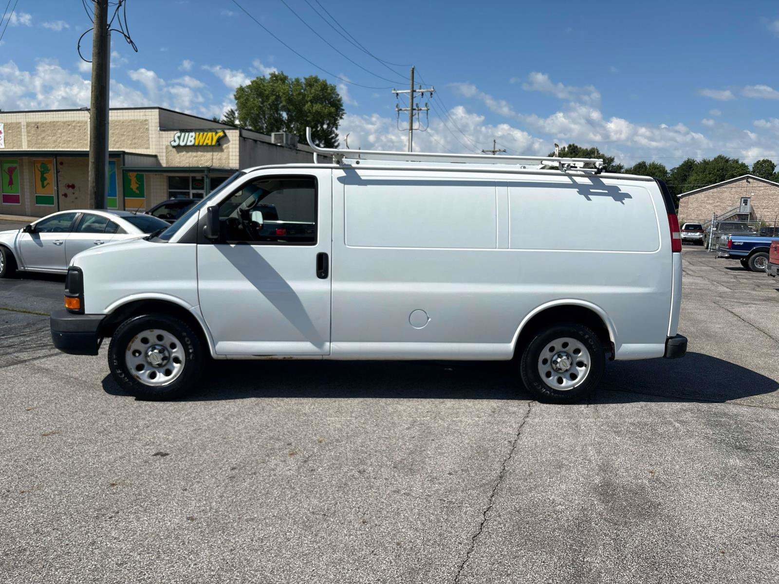 Used 2014 Chevrolet Express Cargo Work Van with VIN 1GCSGAFXXE1129122 for sale in North Vernon, IN