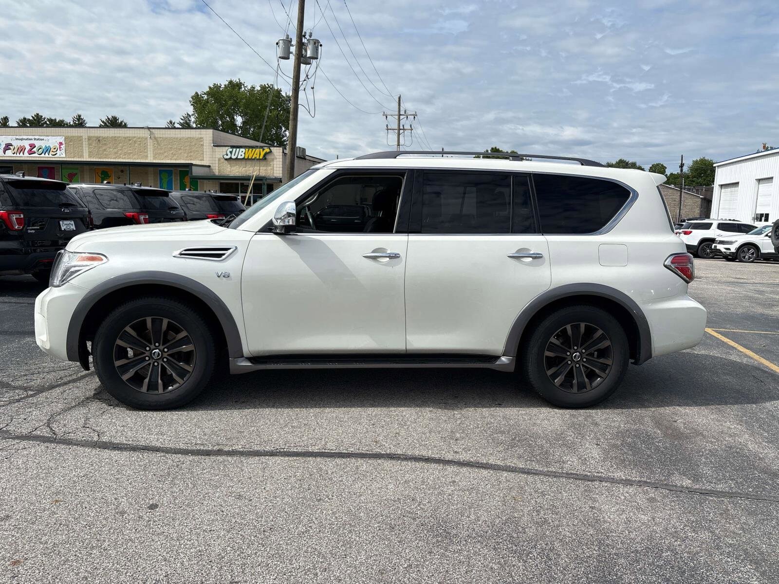 Used 2017 Nissan Armada Platinum with VIN JN8AY2NE1H9701428 for sale in North Vernon, IN