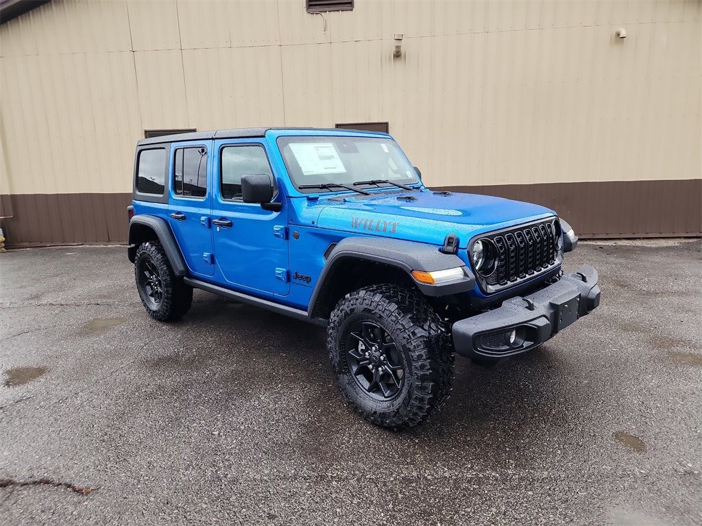 New 2025 Jeep Wrangler 4-DOOR WILLYS Sport Utility