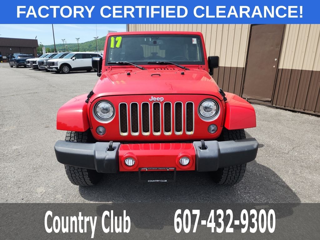 Certified 2017 Jeep Wrangler Unlimited Sahara SUV