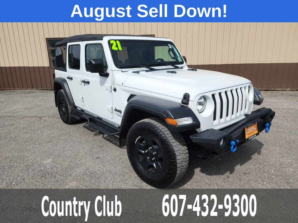 Used 2021 Jeep Wrangler Unlimited Sport SUV