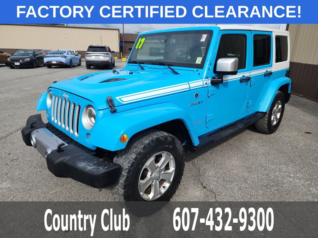 Certified 2017 Jeep Wrangler Unlimited Sahara SUV