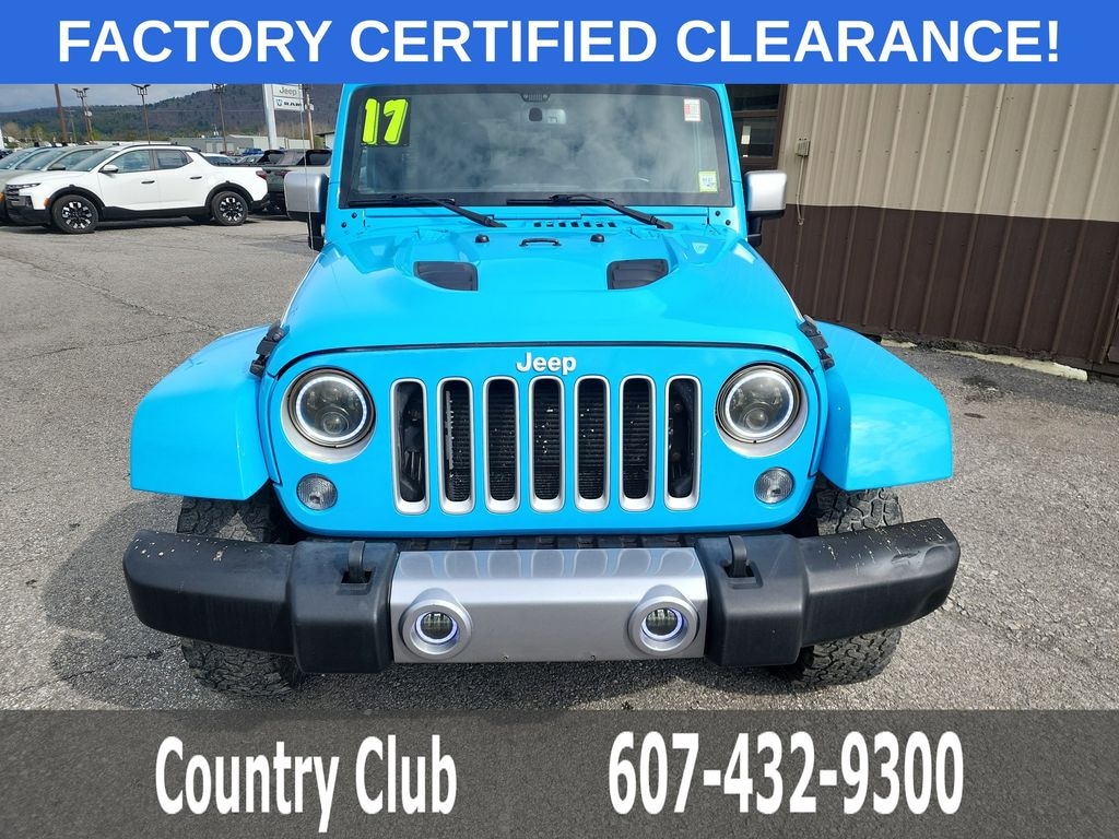 Certified 2017 Jeep Wrangler Unlimited Sahara SUV