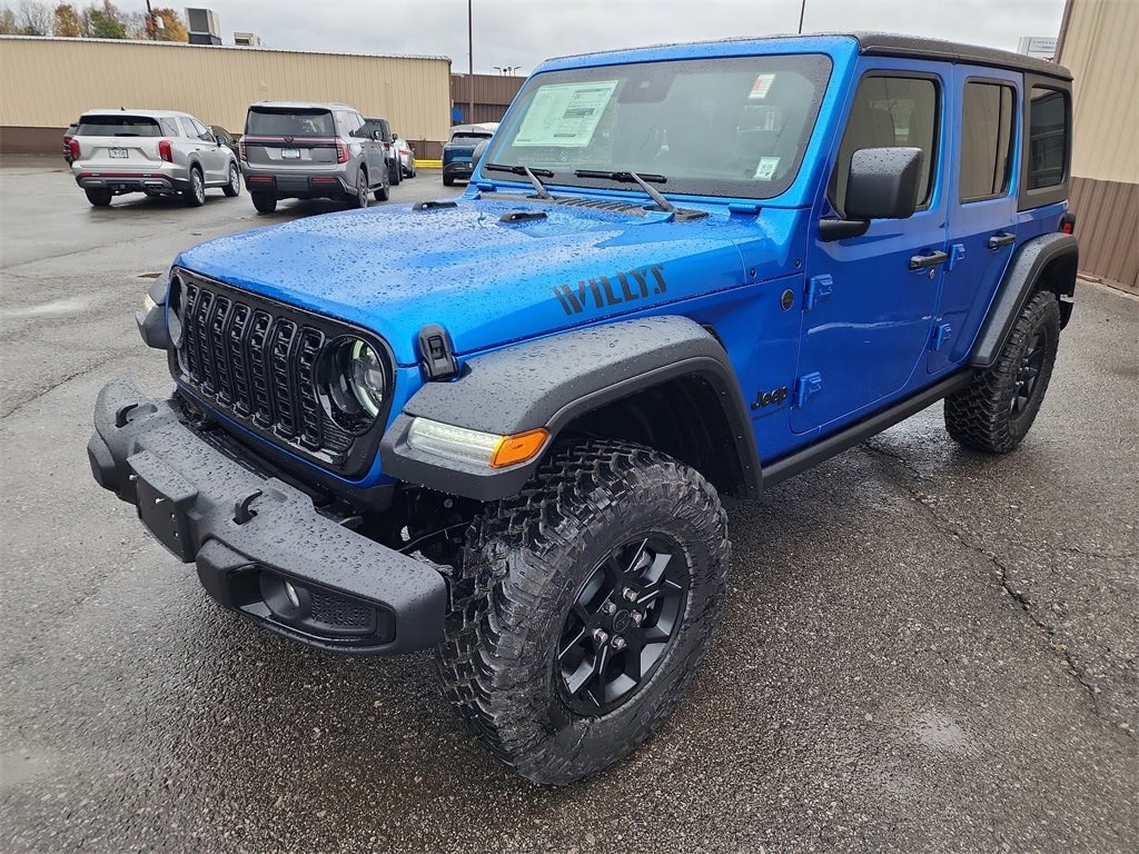 New 2025 Jeep Wrangler 4-DOOR WILLYS Sport Utility