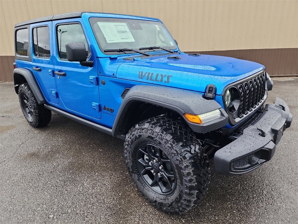 New 2025 Jeep Wrangler 4-DOOR WILLYS Sport Utility
