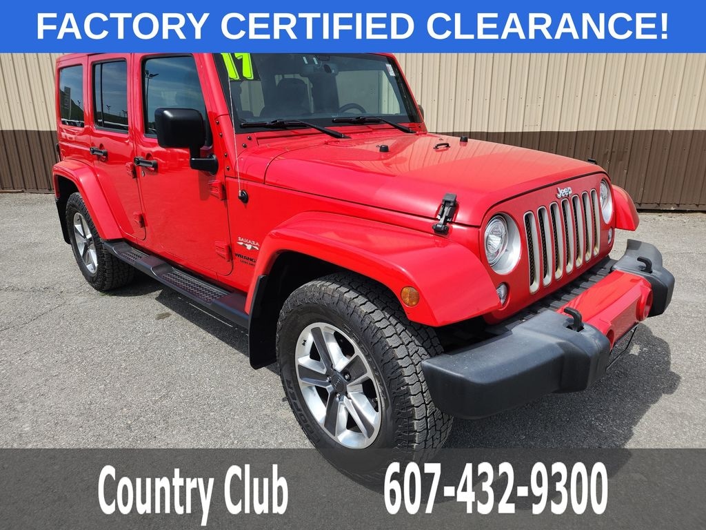Certified 2017 Jeep Wrangler Unlimited Sahara SUV