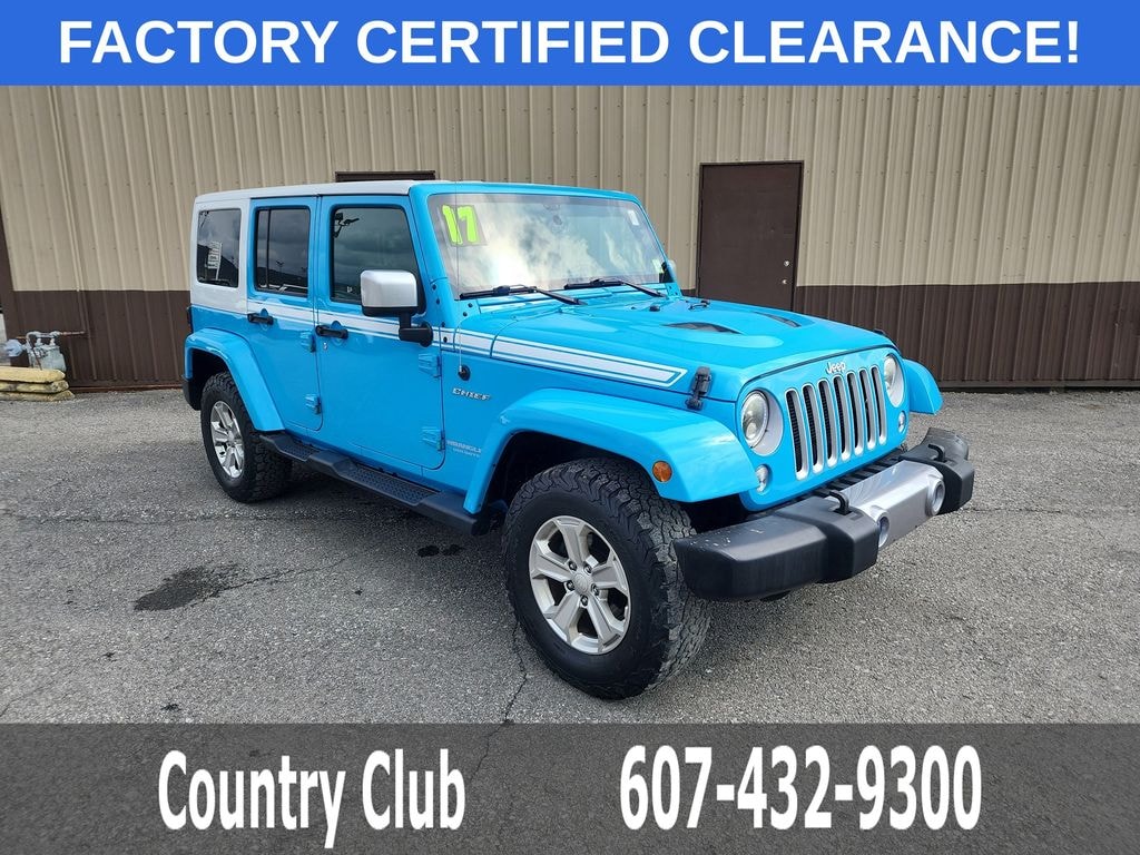 Certified 2017 Jeep Wrangler Unlimited Sahara SUV
