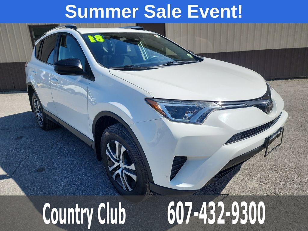Used 2018 Toyota RAV4 LE with VIN JTMBFREV7JJ184123 for sale in Oneonta, NY