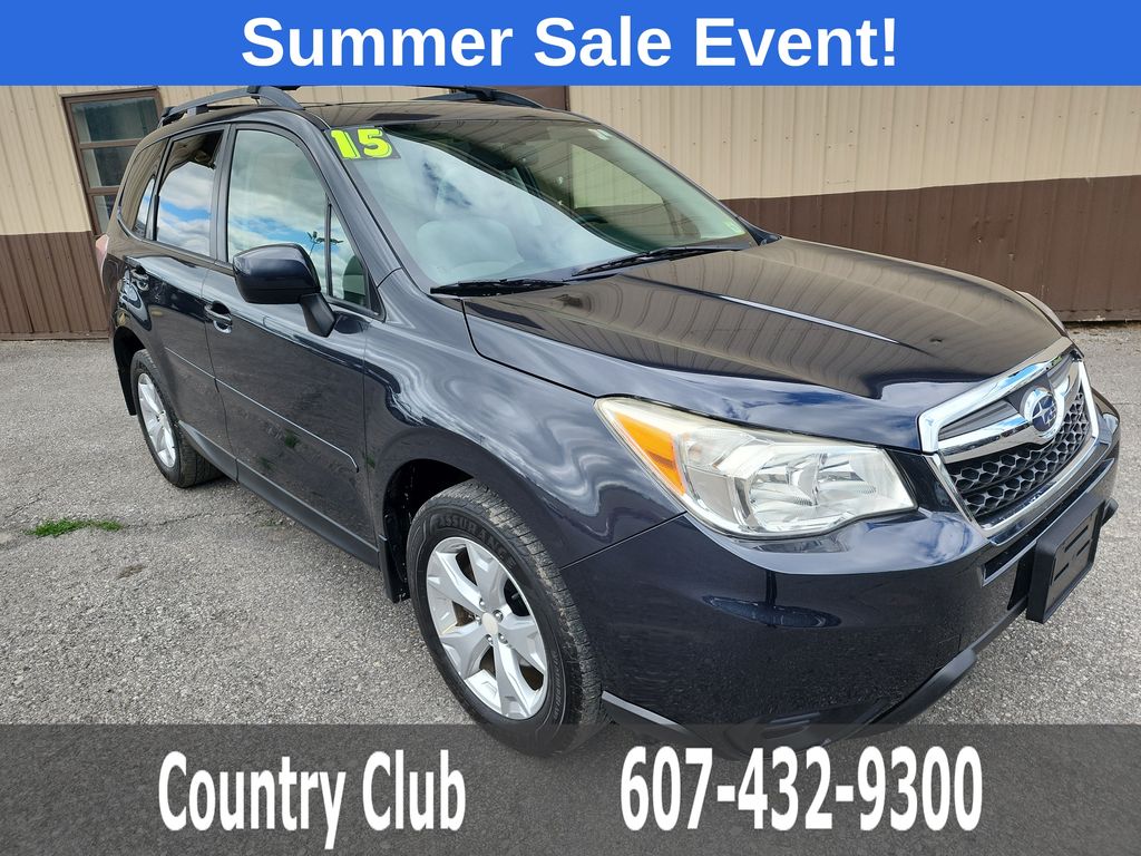 Used 2015 Subaru Forester i Premium with VIN JF2SJADCXFH412258 for sale in Oneonta, NY