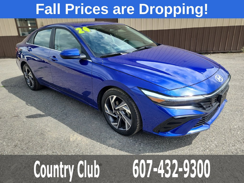 Used 2024 Hyundai Elantra SEL with VIN KMHLS4DG2RU676540 for sale in Oneonta, NY