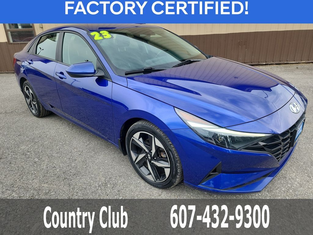 Used 2023 Hyundai Elantra SEL with VIN KMHLS4AG9PU402740 for sale in Oneonta, NY