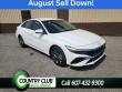 New 2026 Hyundai Elantra Hybrid Blue Sedan