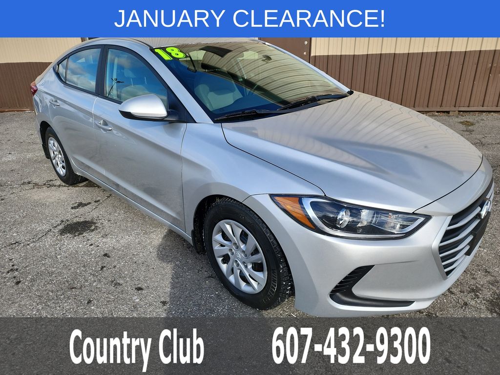 Used 2018 Hyundai Elantra SE with VIN 5NPD74LF1JH270461 for sale in Oneonta, NY