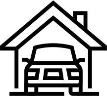 car at home icon