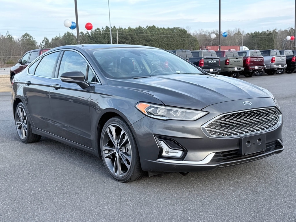 Used 2020 Ford Fusion Titanium with VIN 3FA6P0D91LR151180 for sale in Jackson, GA
