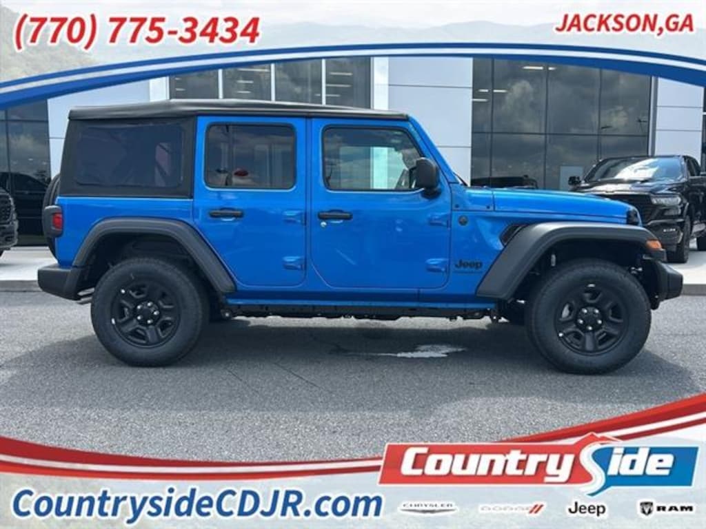 New 2025 Jeep Wrangler 4-DOOR SPORT Sport Utility