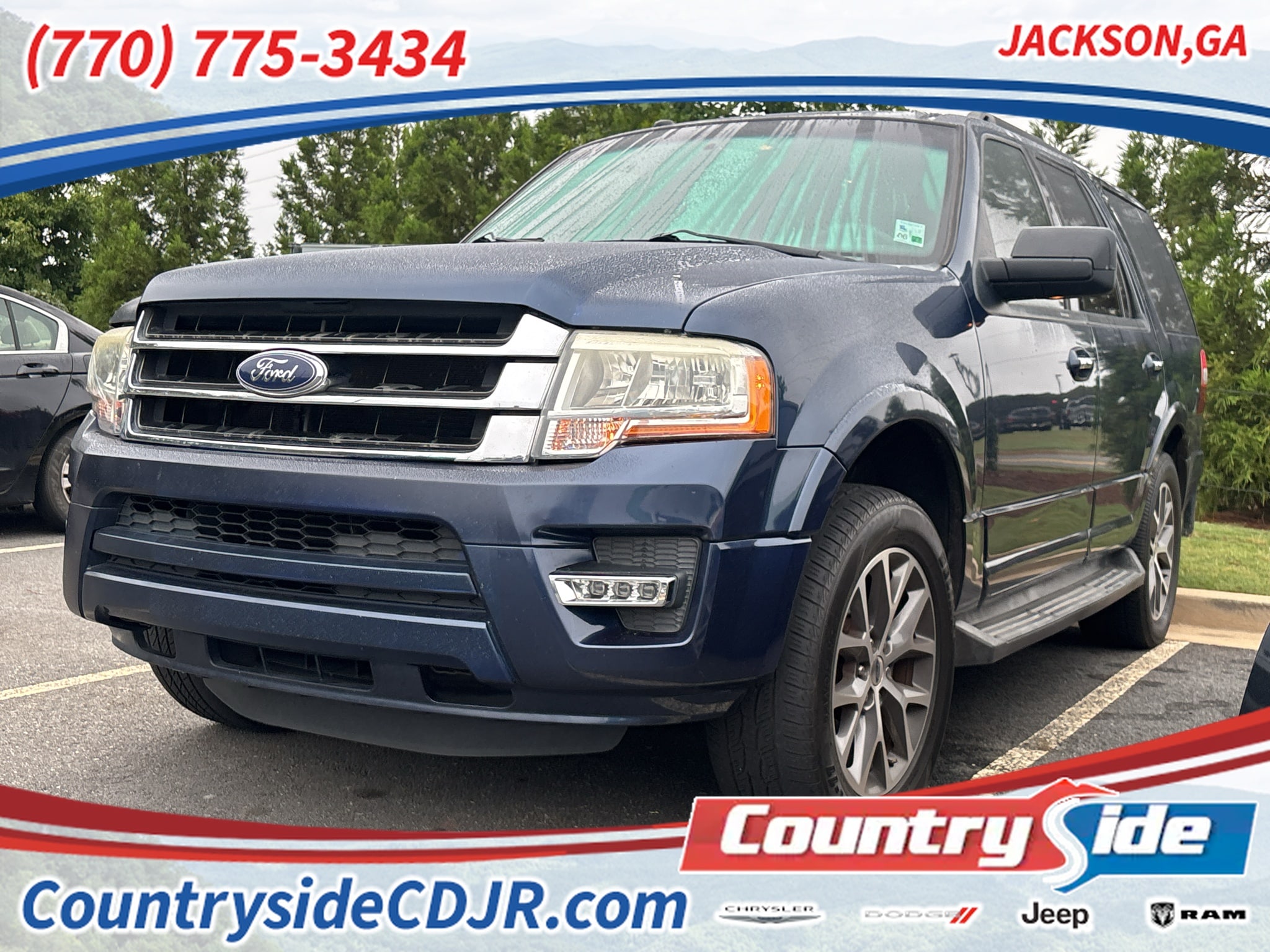 Used 2017 Ford Expedition XLT with VIN 1FMJU1HT3HEA36580 for sale in Jackson, GA