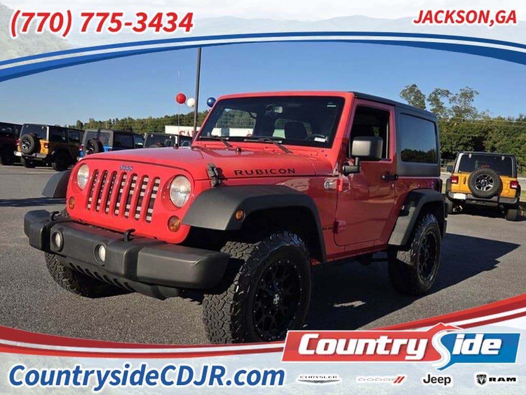 Used 2013 Jeep Wrangler Rubicon with VIN 1C4BJWCG9DL673388 for sale in Jackson, GA