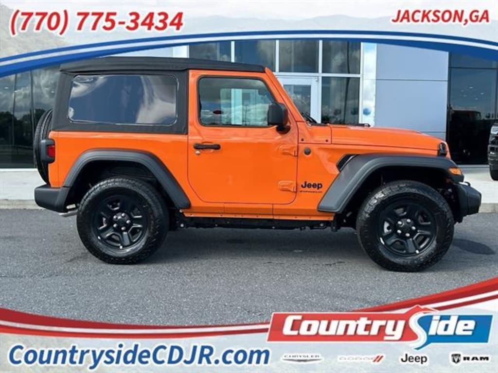 New 2025 Jeep Wrangler 2-DOOR SPORT Sport Utility