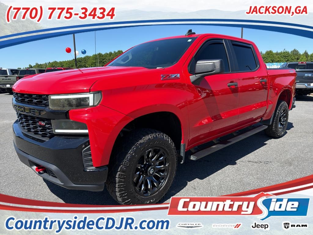 Used 2021 Chevrolet Silverado Custom Trail Boss Crew Cab