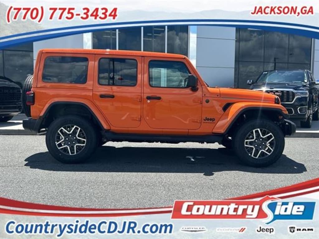 New 2025 Jeep Wrangler 4-DOOR SAHARA Sport Utility