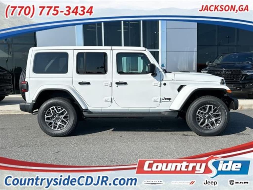 New 2025 Jeep Wrangler 4-DOOR SAHARA Sport Utility