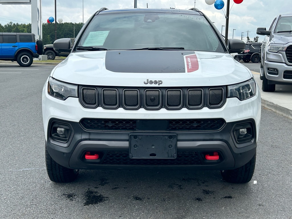 Used 2022 Jeep Compass Trailhawk with VIN 3C4NJDDB0NT166700 for sale in Madison, GA