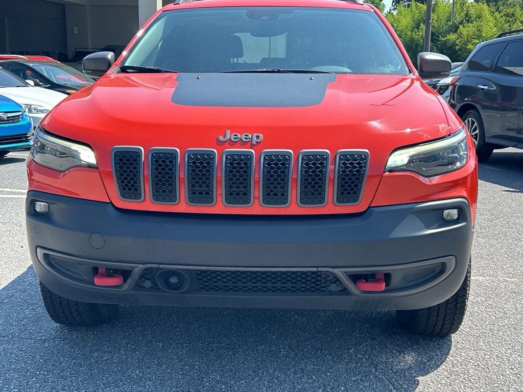 Used 2021 Jeep Cherokee Trailhawk with VIN 1C4PJMBX8MD144875 for sale in Madison, GA